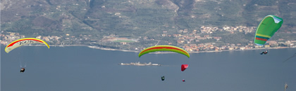 Paragleiten am Gardasee Malcesine Paragleiten am Gardasee Malcesine